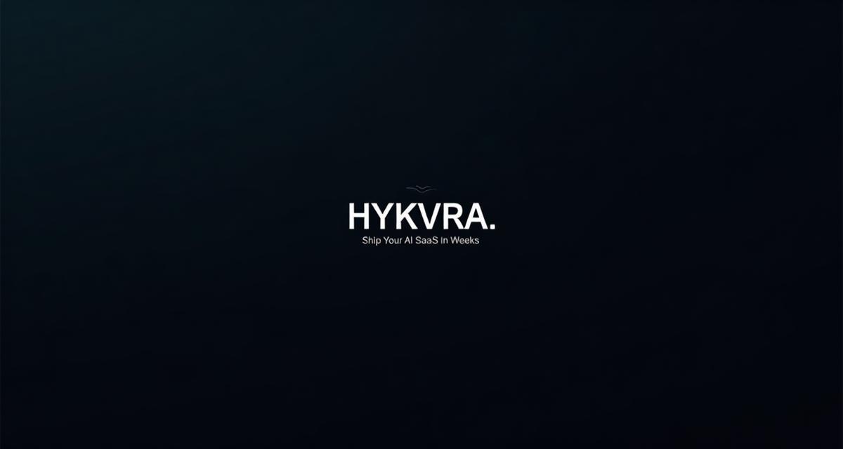 Hykvra Studio — AI SaaS & MVP Development Agency | Hyderabad